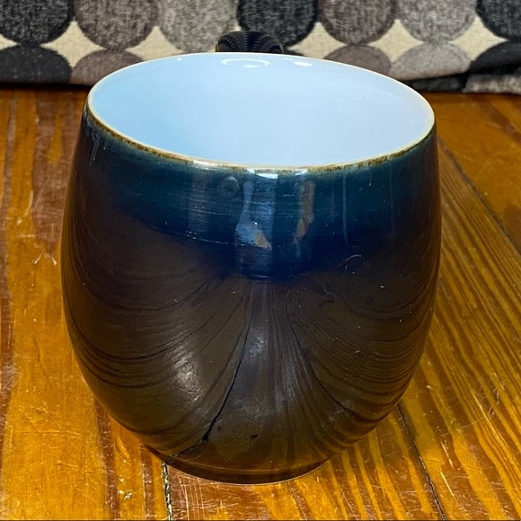 Denby England Ceramic Mug Blue/White - Picture 4 of 7